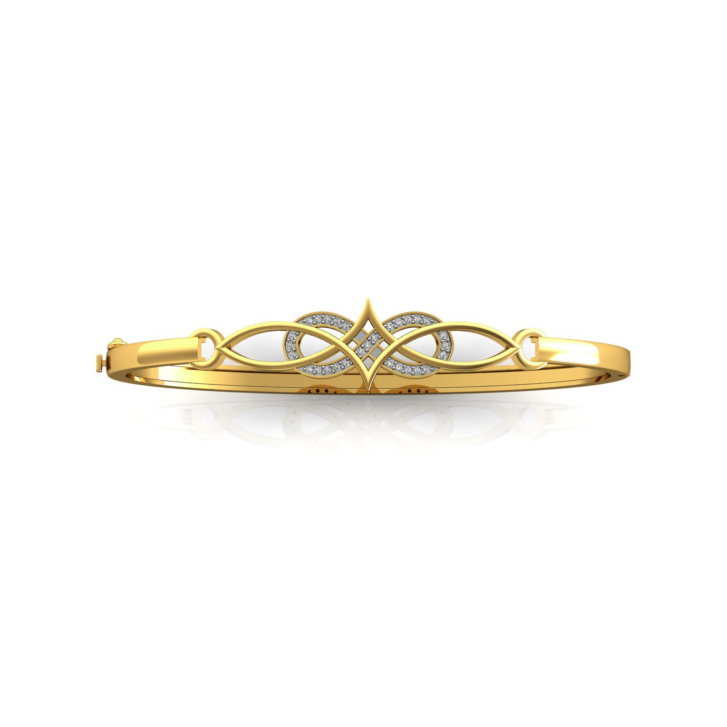Solid Gold Genuine Diamond Bracelet Fine Jewelry