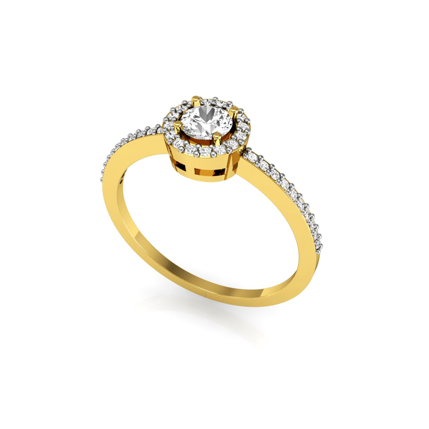 Certified Diamond Gold Wedding Ring