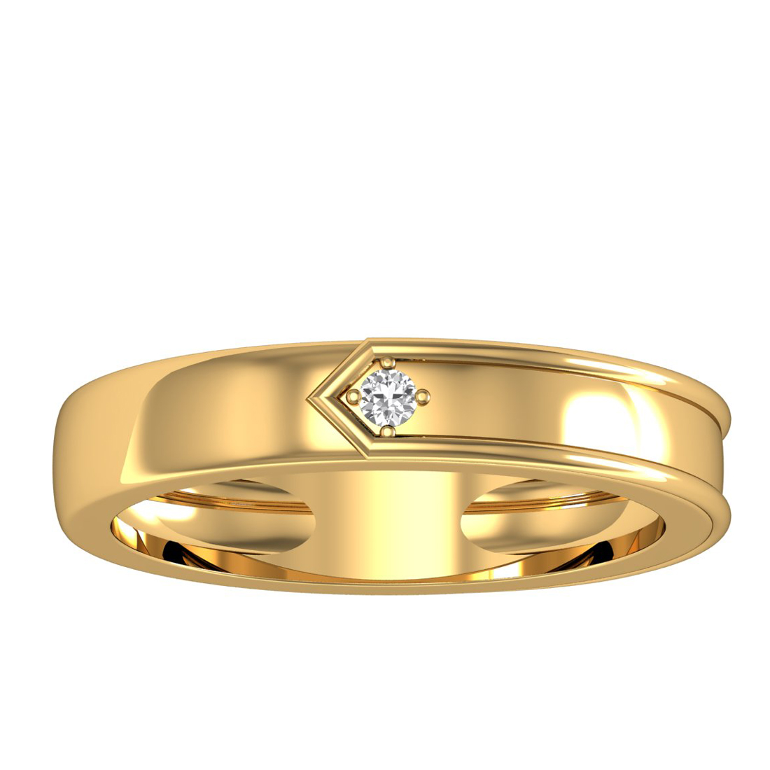 Solid Gold Real Diamond Ring