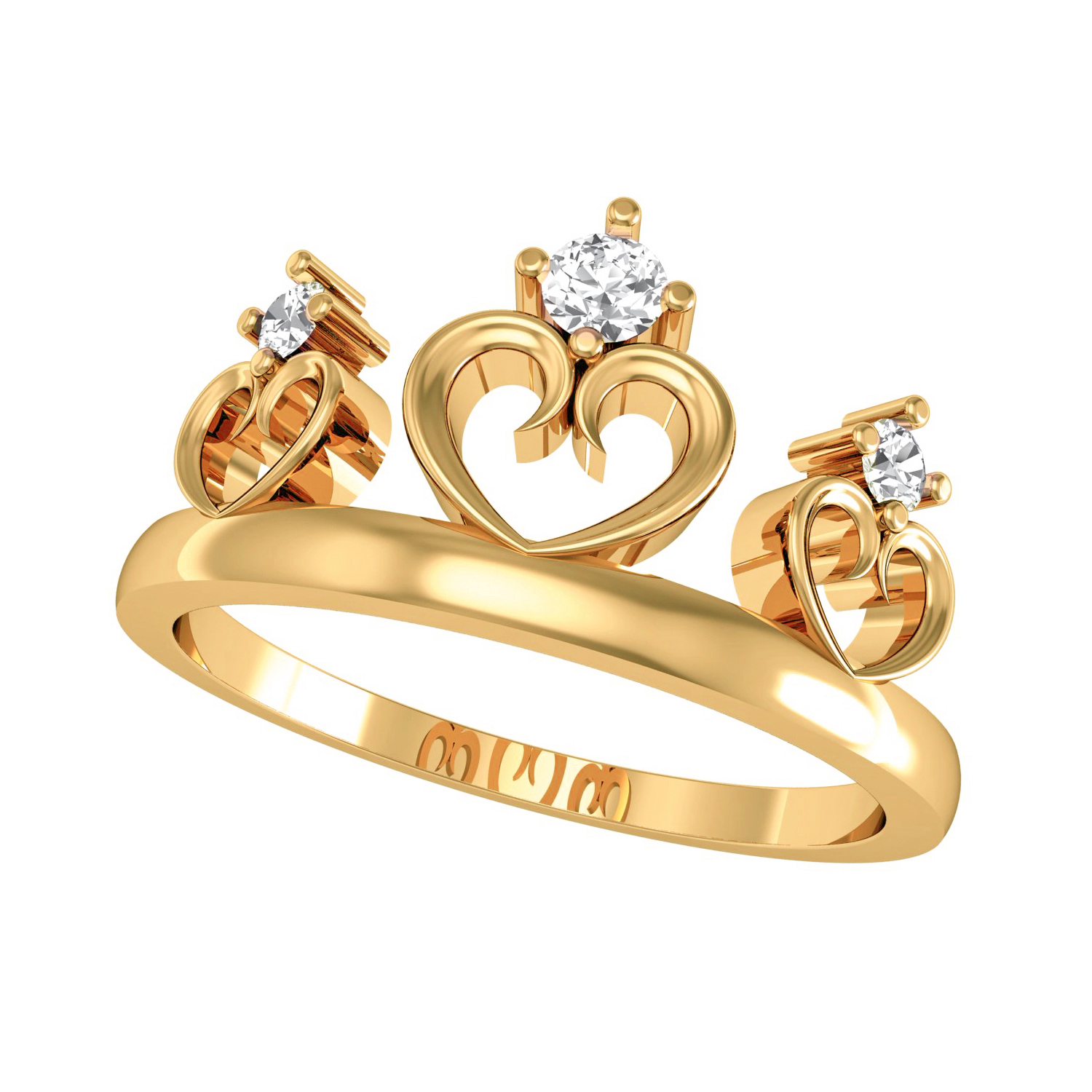Certified Diamond Solid Gold Ring